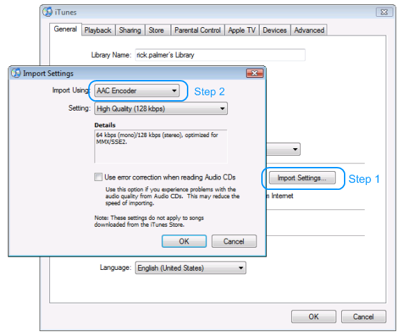 Import Thesis Settings – 712025